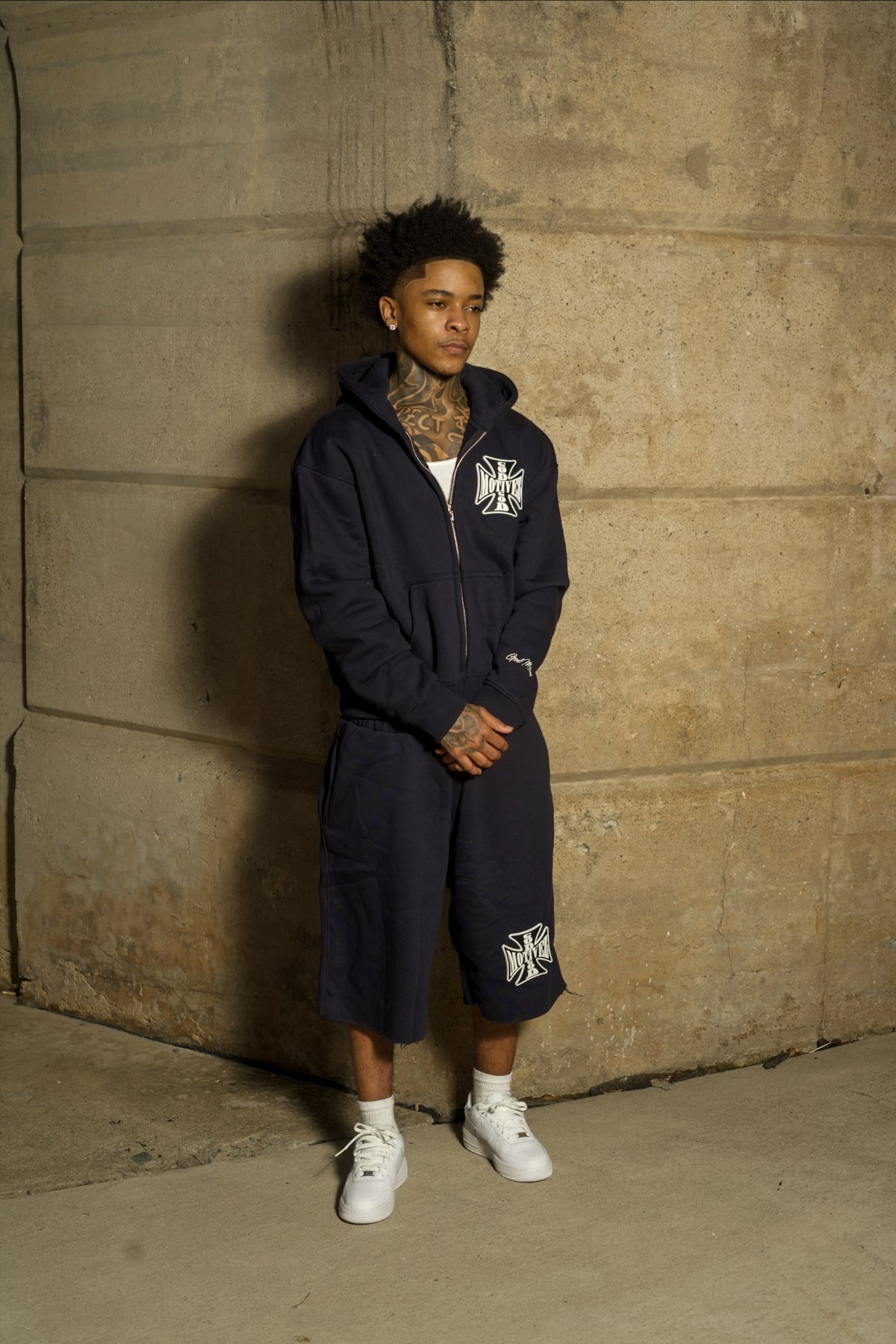 Navy G*M Cotton Set