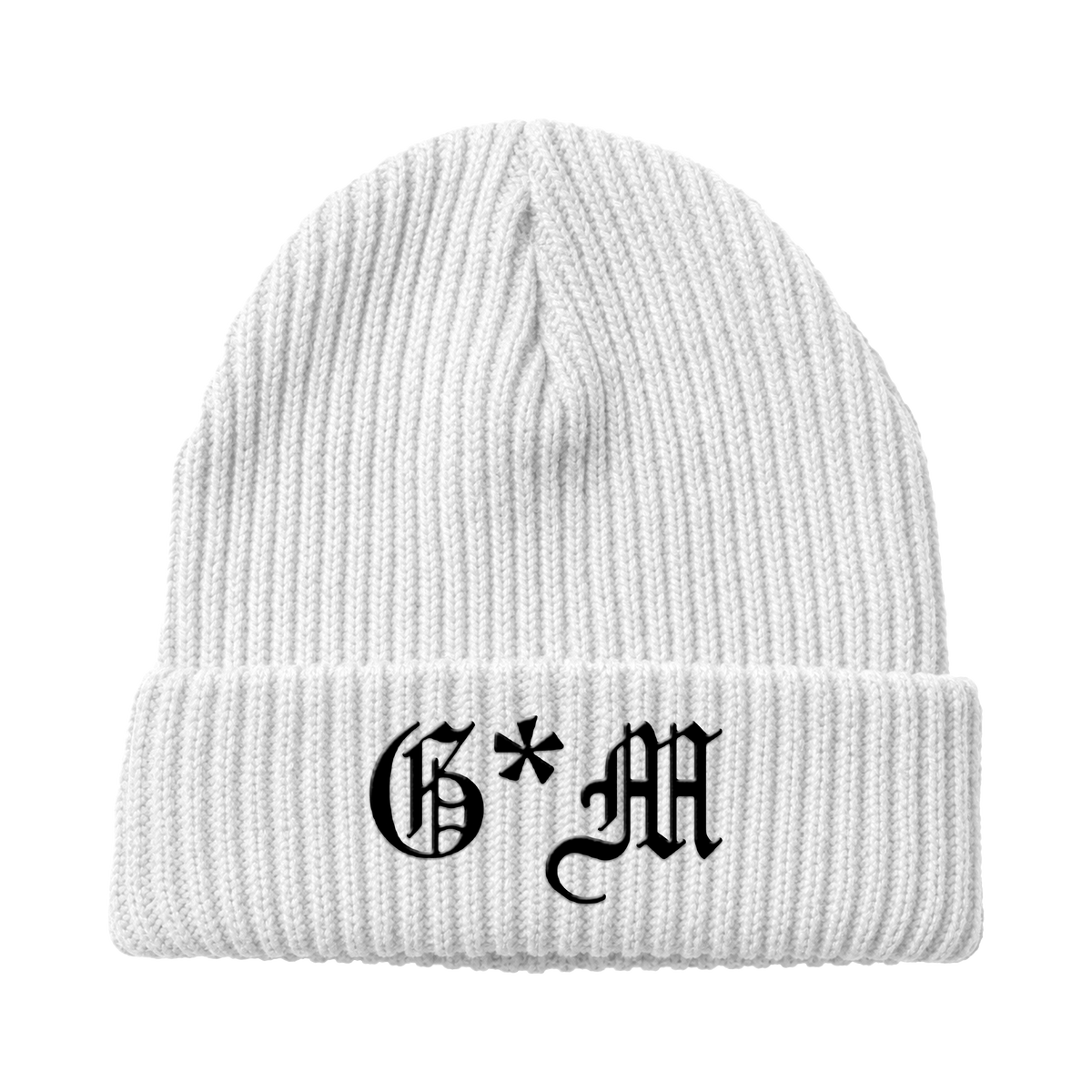 White G*M Beanie